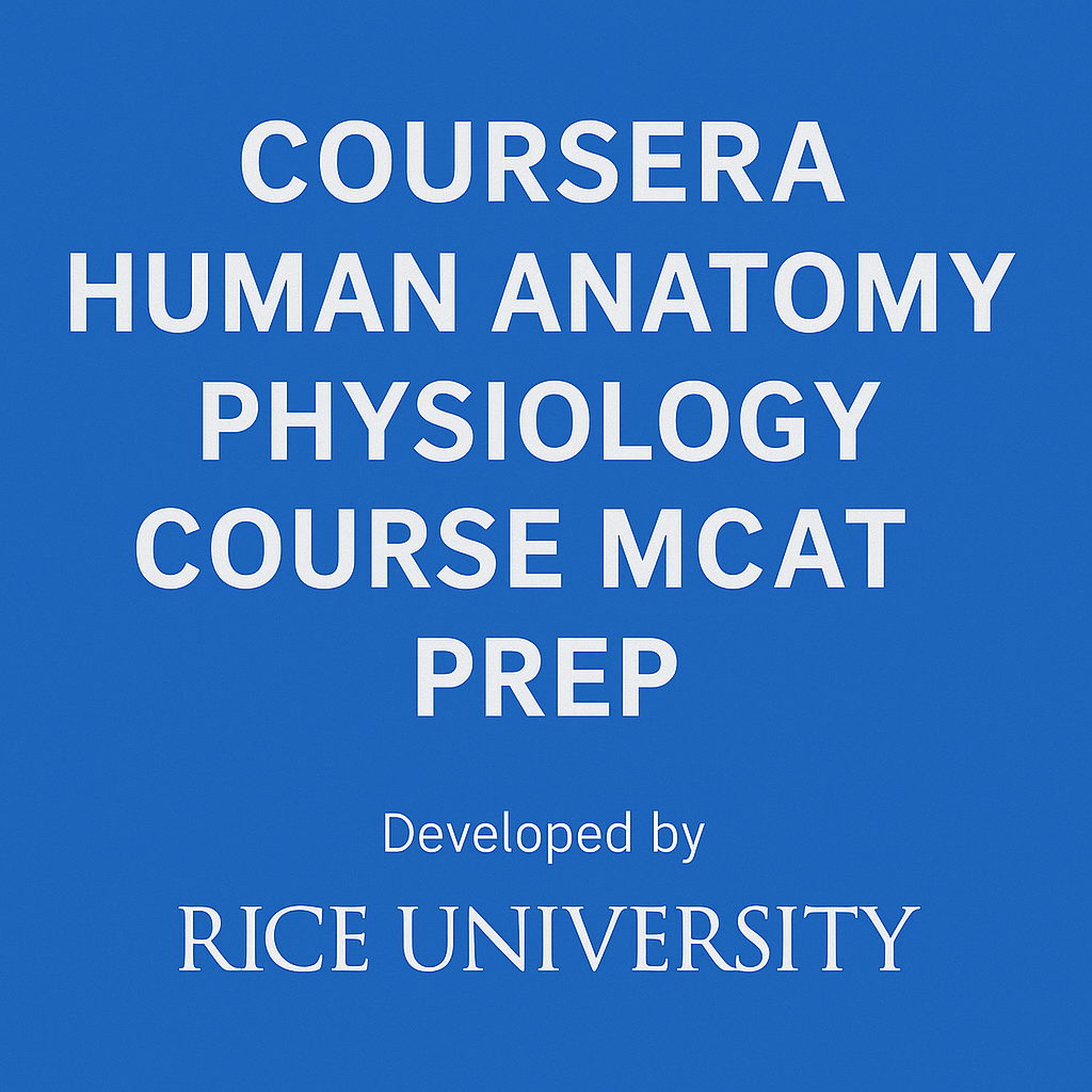 Coursera Human Anatomy Physiology Course MCAT