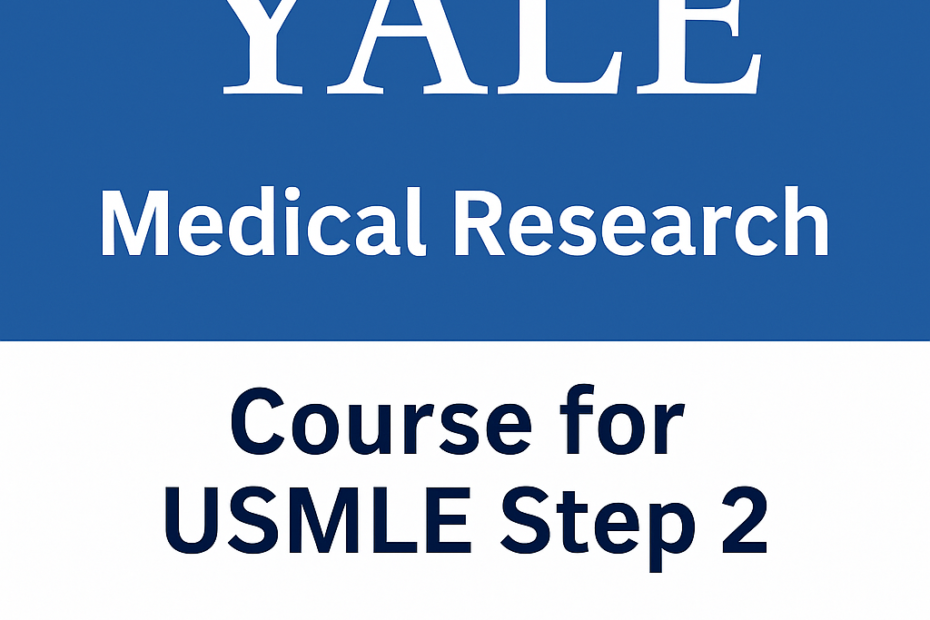 Coursera Medical Research Course Step 2 by Yale University for clinical reasoning prep