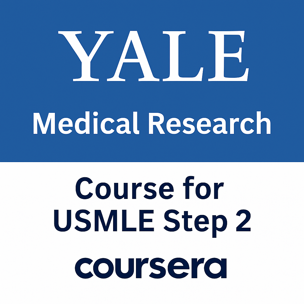 Coursera Medical Research Course Step 2 by Yale University for clinical reasoning prep