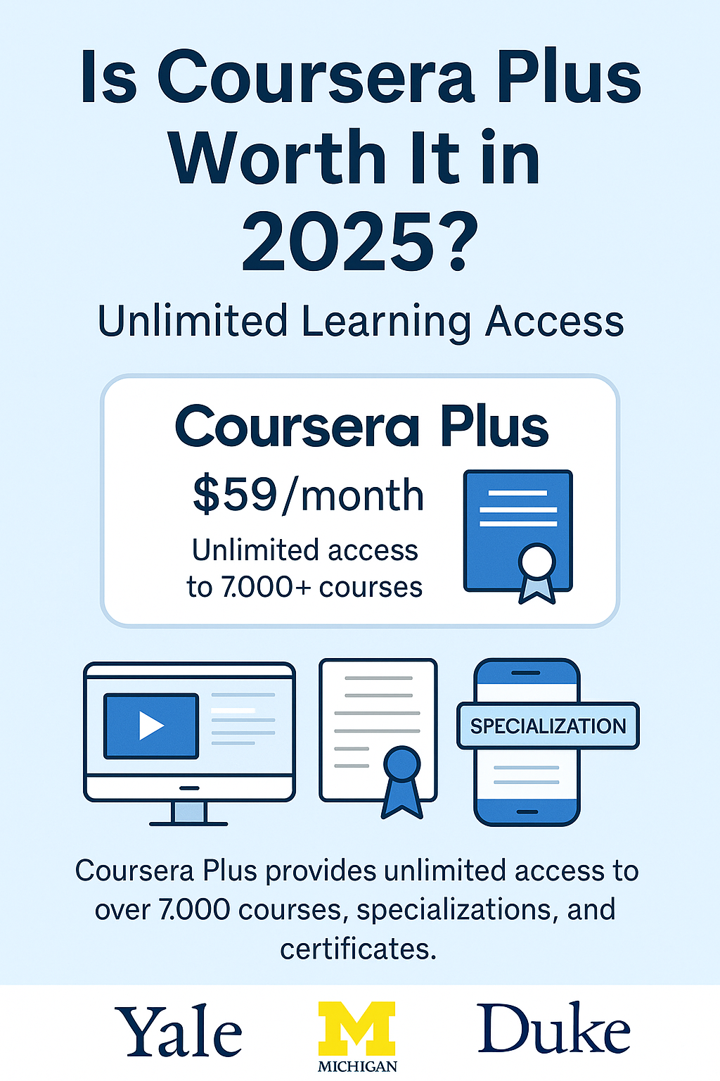 Is Coursera Plus Worth It in 2025 with subscription access to online courses and certificates